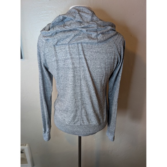 Nike Heather Gray Womens full zip lightweight hoodie size Small - Picture 2 of 5